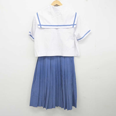 【中古】沖縄県 玉城中学校 女子制服 4点（セーラー服・スカート）sf039820