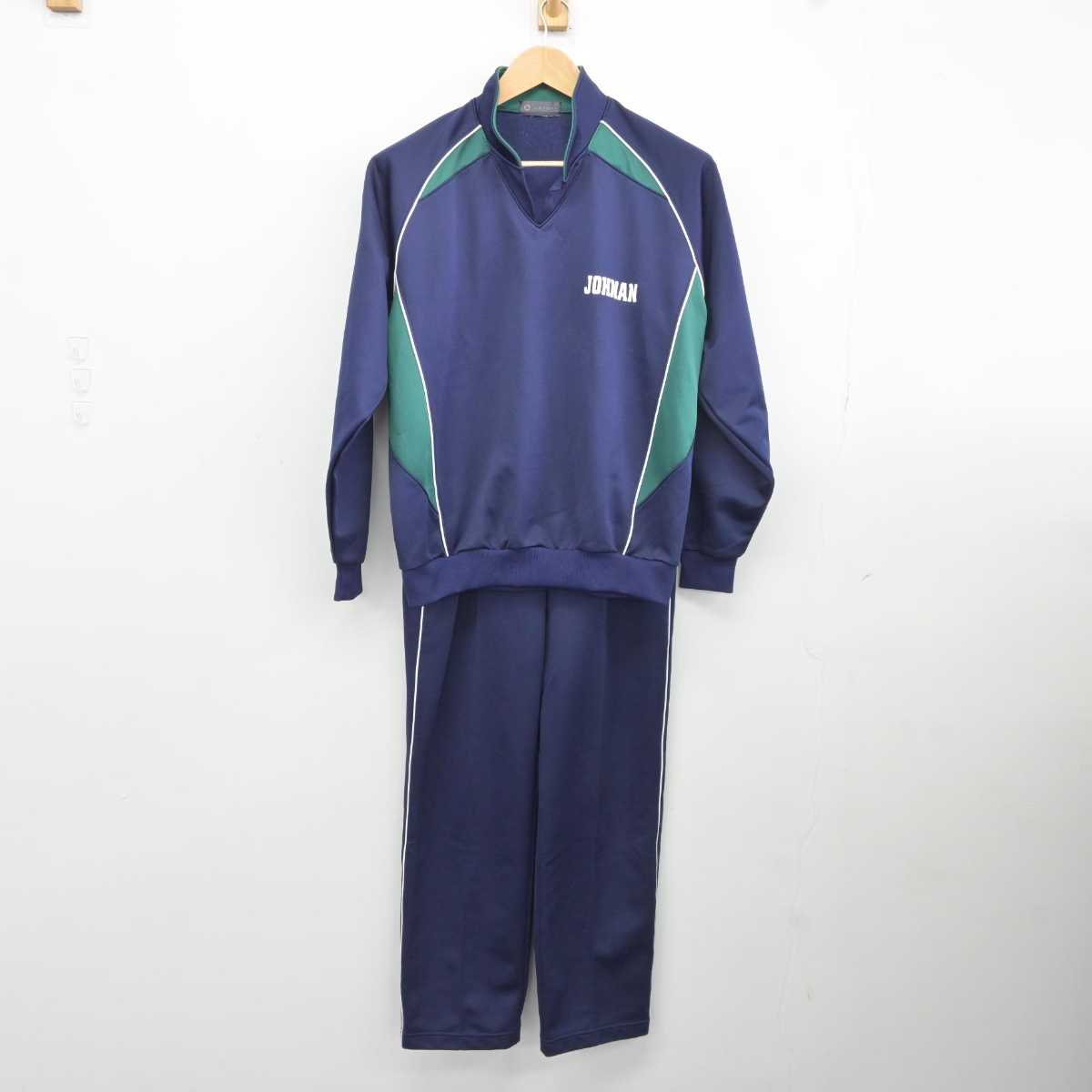 【中古】秋田県 城南中学校 女子制服 2点（ジャージ 上・ジャージ 下）sf039826