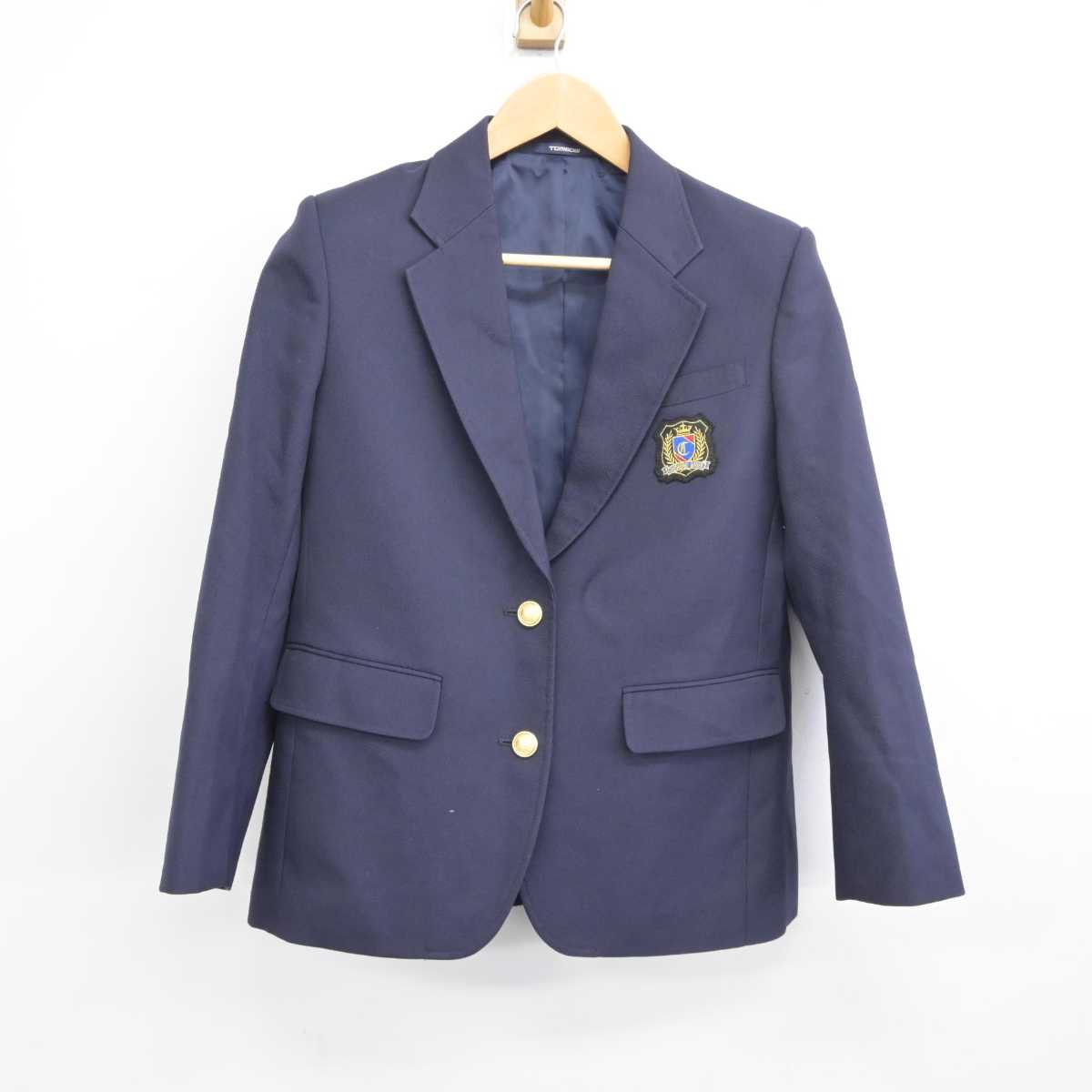 【中古】千葉県 千城台西中学校 女子制服 3点（ブレザー・スカート）sf039832