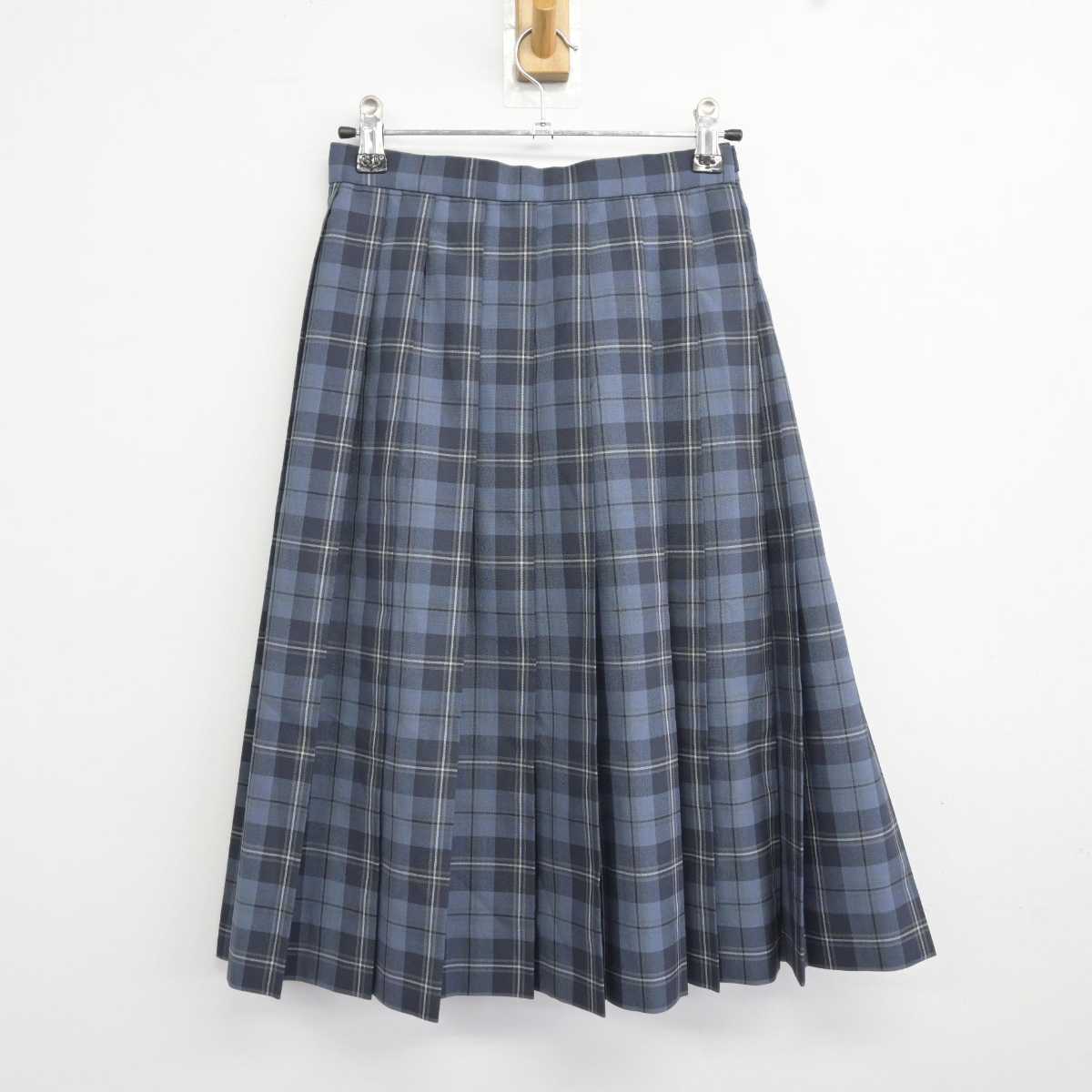 【中古】千葉県 千城台西中学校 女子制服 2点（ベスト・スカート）sf039833