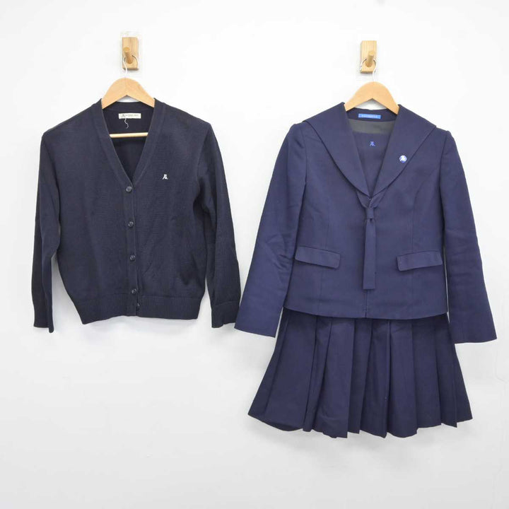 A314/S1013(中古)愛知県 江南高校 女子制服7点 /12/165/W70/校章