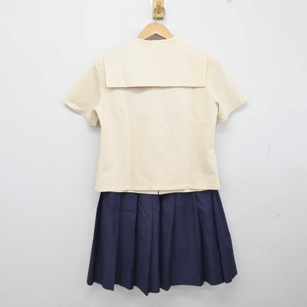 【中古】新潟県 新潟江南高等学校 女子制服 3点（セーラー服・スカート）sf039846