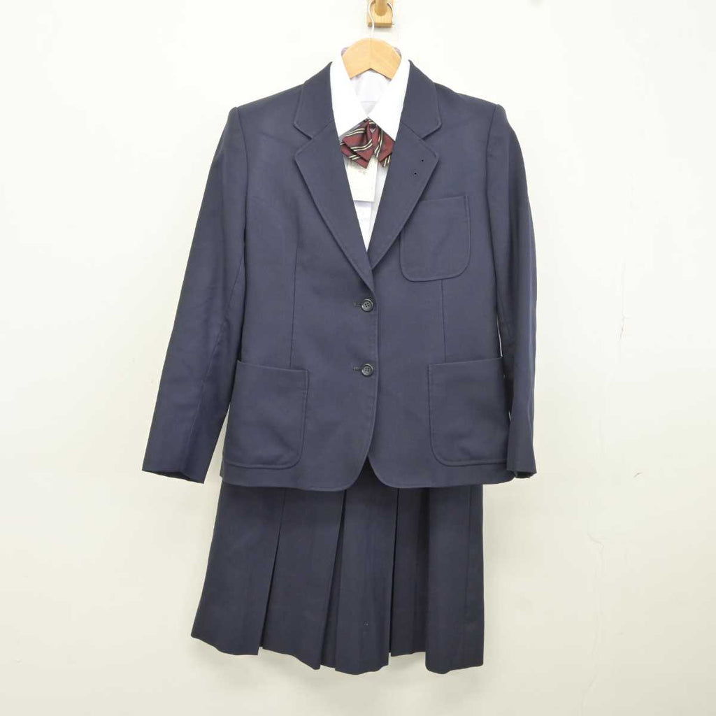 【中古】東京都 三鷹市第六中学校 女子制服 4点（ブレザー・シャツ・スカート）sf039849