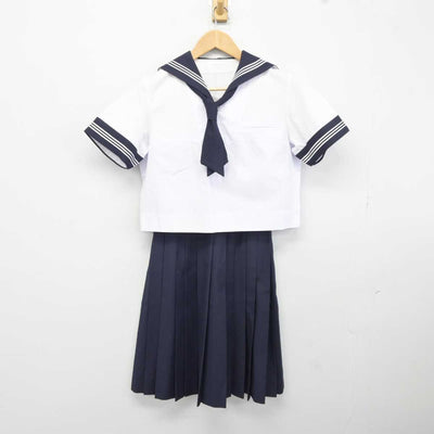 【中古】東京都 豊島岡女子学園中学校高等学校 女子制服 3点（セーラー服・スカート）sf039858