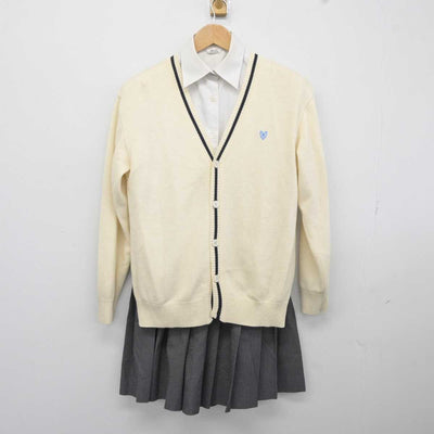 【中古】栃木県 宇都宮南高等学校 女子制服 5点（ブレザー・ニット・シャツ・スカート）sf039867